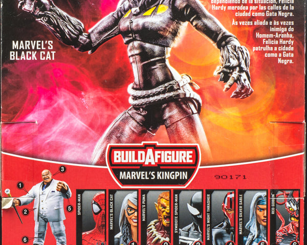 2018 Marvel Spider-Man Legends Series Black Cat BAF King Pin - Action Figure