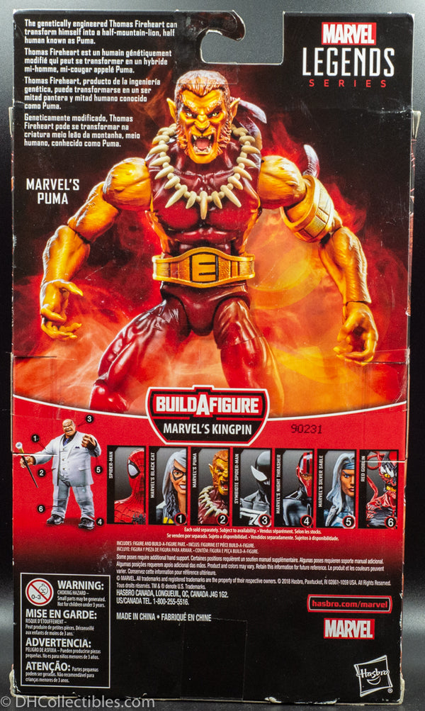 2018 Marvel Spider-Man Legends Series Puma BAF King Pin - Action Figure