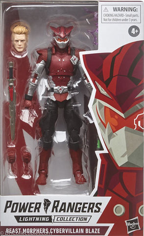 2020 Hasbro Power Rangers Lightning Collection Beast Morphers Cybervillain Blaze Action Figure