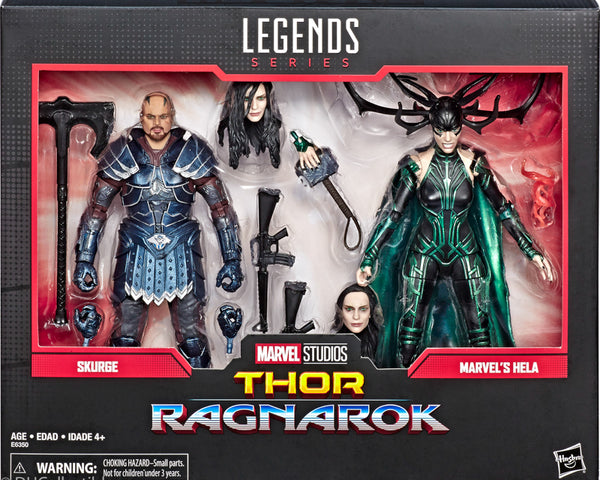 2018 Hasbro Marvel Legends Thor Ragnarok Series Skurge & Marvel's Hela Action Figures