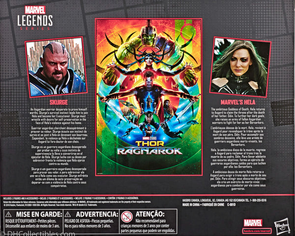 2018 Hasbro Marvel Legends Thor Ragnarok Series Skurge & Marvel's Hela Action Figures