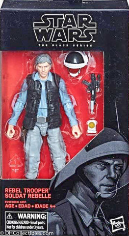 2018 Hasbro Star Wars Black Series Rebel Trooper 6 Inch Action Figure