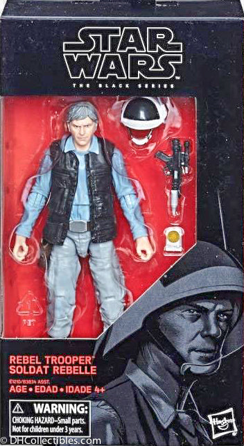2018 Hasbro Star Wars Black Series Rebel Trooper 6 Inch Action Figure
