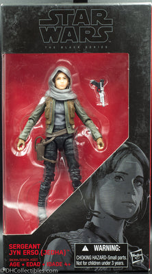 2016 Star Wars The Black Series Rogue One Sergeant Jyn Erso  - Action Figure