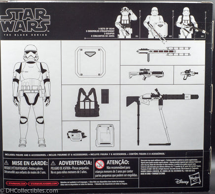 2020 Hasbro Star Wars The Black Series First Order Stormtrooper with Gear Action Figure