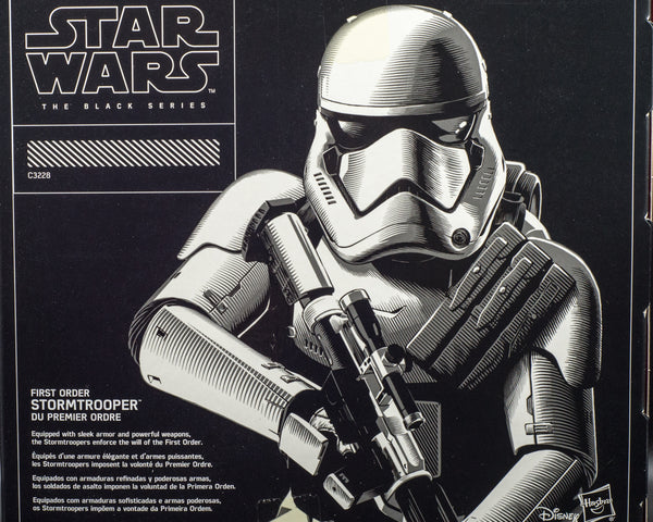 2020 Hasbro Star Wars The Black Series First Order Stormtrooper with Gear Action Figure