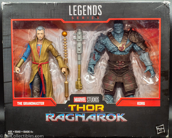 2018 Marvel Legends Series Thor: Ragnarok Movie-Inspired Grandmaster & Korg Collectible Action Figure 2 Pack