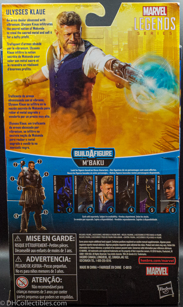 2018 Marvel Legends Series Black Panther Ulysses Klaue - BAF Action Figure