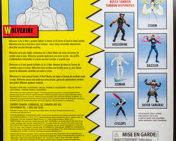 2018 Uncanny X-Men Retro Marvel Legends Wolverine- Action Figure