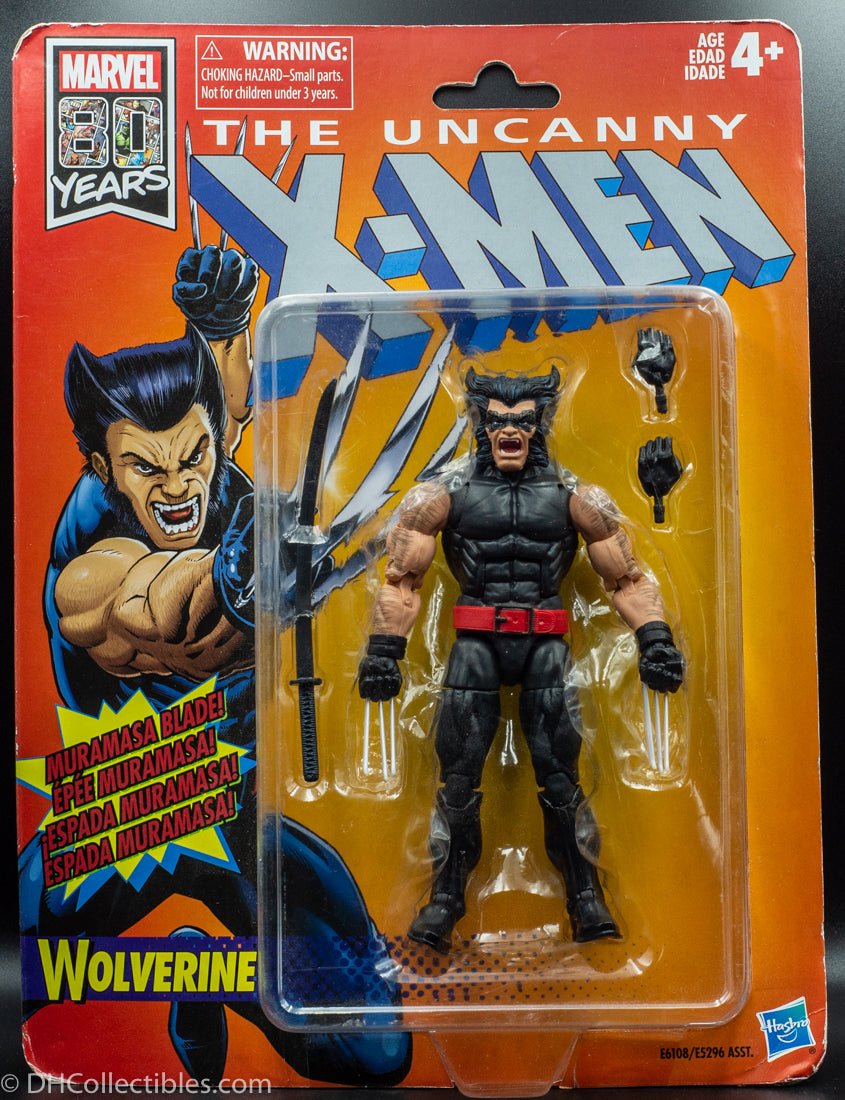 2018 Uncanny X-Men Retro Marvel Legends Wolverine- Action Figure