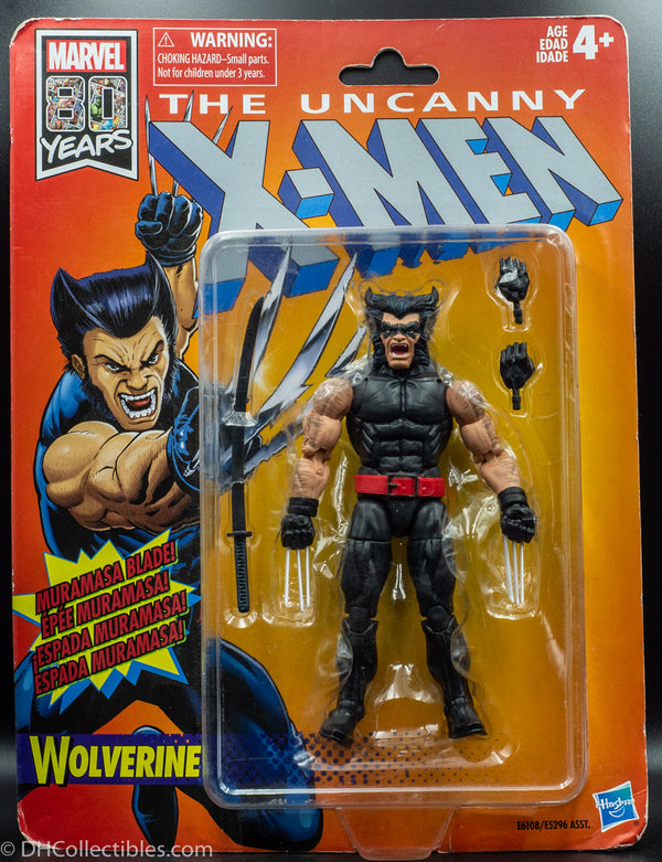 2018 Uncanny X-Men Retro Marvel Legends Wolverine- Action Figure