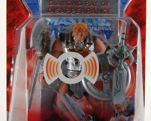 2001 Masters of the Universe Battle Sound He-Man with Dragon Invasion Video -  Action Figure