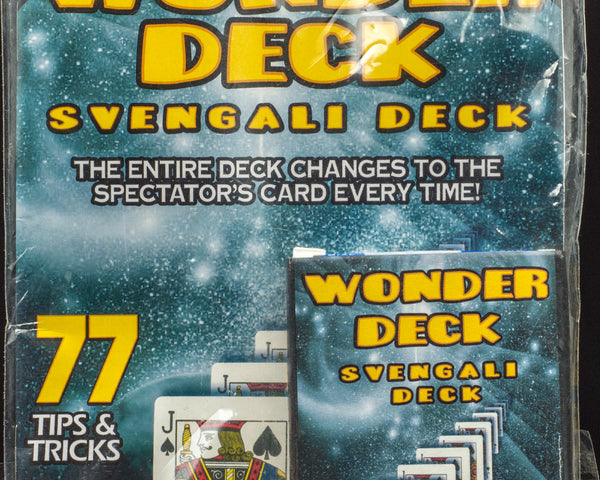 Houdini Magic Wonder Deck with 77 Tips and Tricks with a Svengali Deck