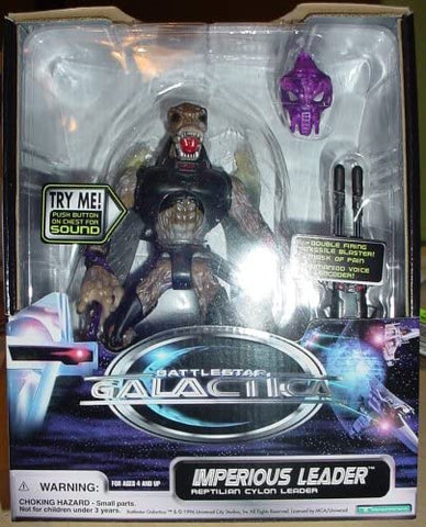 1996 Trendmasters Battlestar Galactica Talking Imperious Leader New Action Figure
