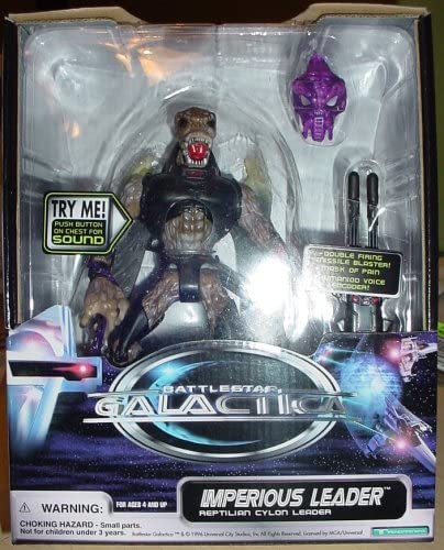 1996 Trendmasters Battlestar Galactica Talking Imperious Leader New Action Figure