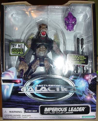 1996 Trendmasters Battlestar Galactica Talking Imperious Leader New Action  Figure