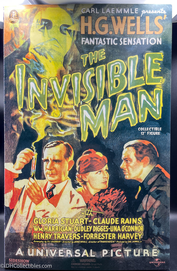 2005 Sideshow Claude Rains as the Invisible Man 12-inch Figure