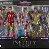 2021 Marvel Infinity Saga Iron Man Mark LXXXV / Thanos Action Figure Set