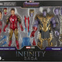 2021 Marvel Infinity Saga Iron Man Mark LXXXV / Thanos Action Figure Set