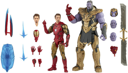 2021 Marvel Infinity Saga Iron Man Mark LXXXV / Thanos Action Figure Set