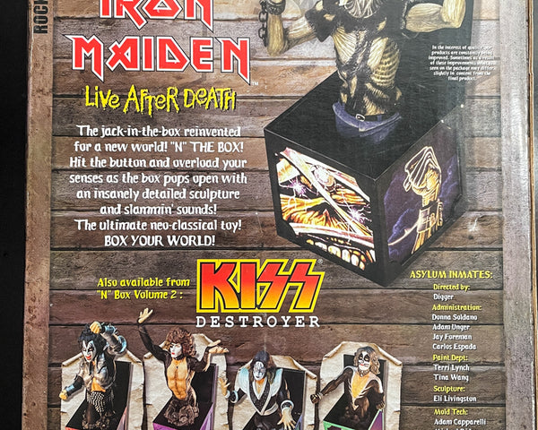 2002 Art Asylum Iron Maiden Live After Death Jack in the Box