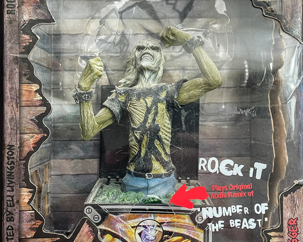 2002 Art Asylum Iron Maiden Live After Death Jack in the Box