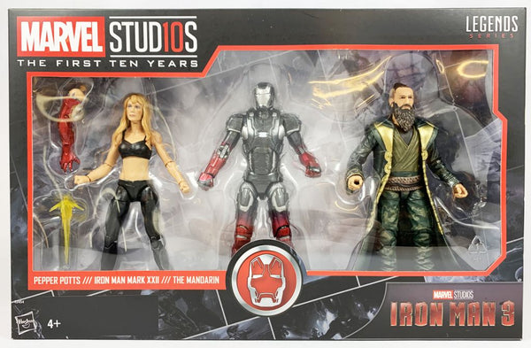 2019 Marvel Studios First Ten Years Iron Man 3 Action Figure Set