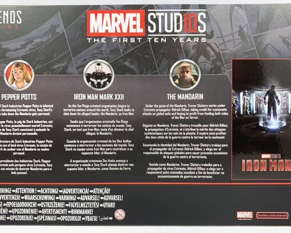 2019 Marvel Studios First Ten Years Iron Man 3 Action Figure Set