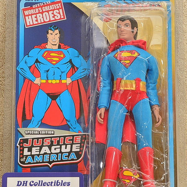 Figures Toy Co - Justice League of America Series 1 Special Edition Superman - Action Figure 8" Mego Retro