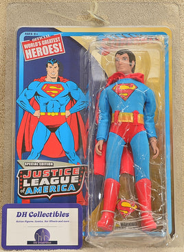 Figures Toy Co - Justice League of America Series 1 Special Edition Superman - Action Figure 8" Mego Retro