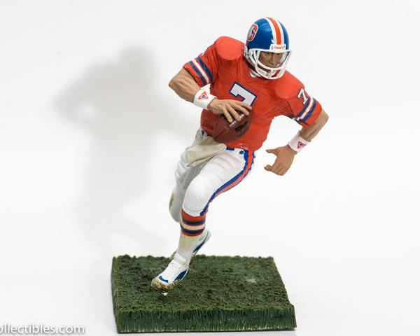 2005 McFarlane NFL John Elway Denver Broncos Orange Jersey - Loose