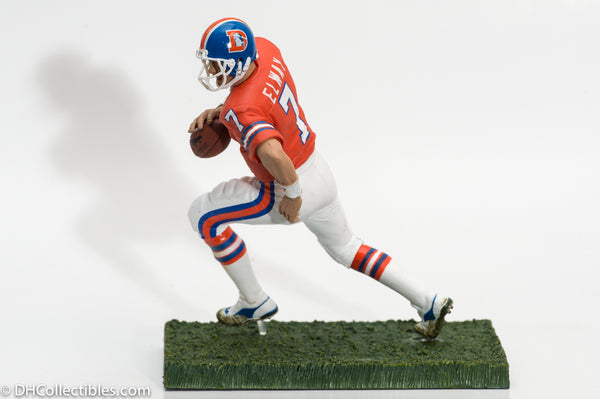 2005 McFarlane NFL John Elway Denver Broncos Orange Jersey - Loose