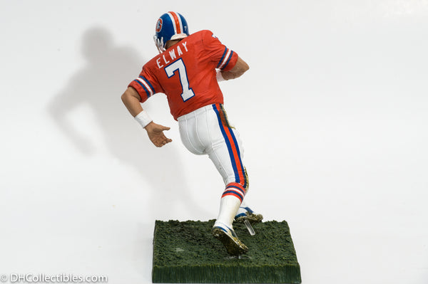 2005 McFarlane NFL John Elway Denver Broncos Orange Jersey - Loose