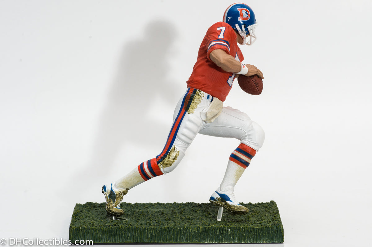 2005 McFarlane NFL John Elway Denver Broncos Orange Jersey - Loose