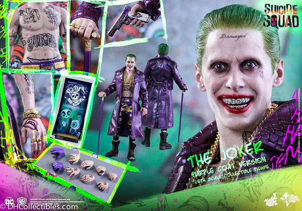 2017 Hot Toys DC Comics Suicide Squad The Joker (Purple Coat Version) 1/6 Scale 12" Figure