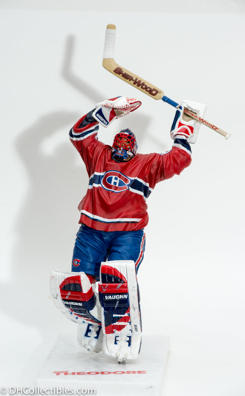 2005 McFarlane NHL Sports Picks Series 10 Jose Theodore Montreal Canadiens Red Jersey - Loose