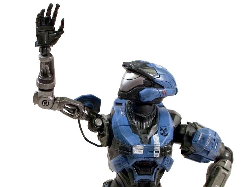 2010 Halo Reach Square Enix Play Arts Kai Series 2 Lieutenant Commander Kat No 6 - Action Figure 