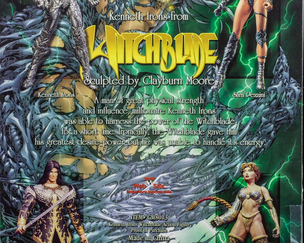 1998 Moore Action Collectibles Kenneth Irons Witchblade - Action Figure