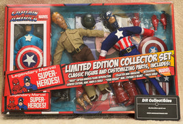 Marvel Limited Edition Collector Set Captain America - Action Figure 8" Mego Retro 