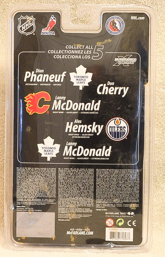 NHL - Lanny McDonald - Toronto Maple Leafs - White Jersey - Action Figure