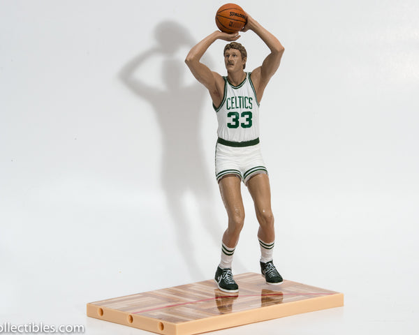 2005 McFarlane NBA Legends Series 1 Larry Bird Boston Celtics White Jersey - Loose