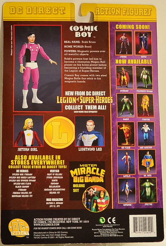 2001 DC Direct Legion of Super-Heroes Cosmic Boy Action Figure