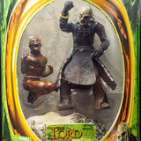 2001 Lord of the Rings Fellowship Orc Overseer with Newborn Uruk-Hai - Action Figure