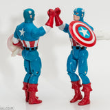 1990 Toy Biz Captain America w/Shield Action Figure - Loose
