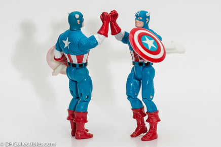 1990 Toy Biz Captain America w/Shield Action Figure - Loose
