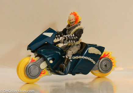 1995 Toybiz Ghost Rider with Glow in the Dark Motorcycle Action Figure - Loose