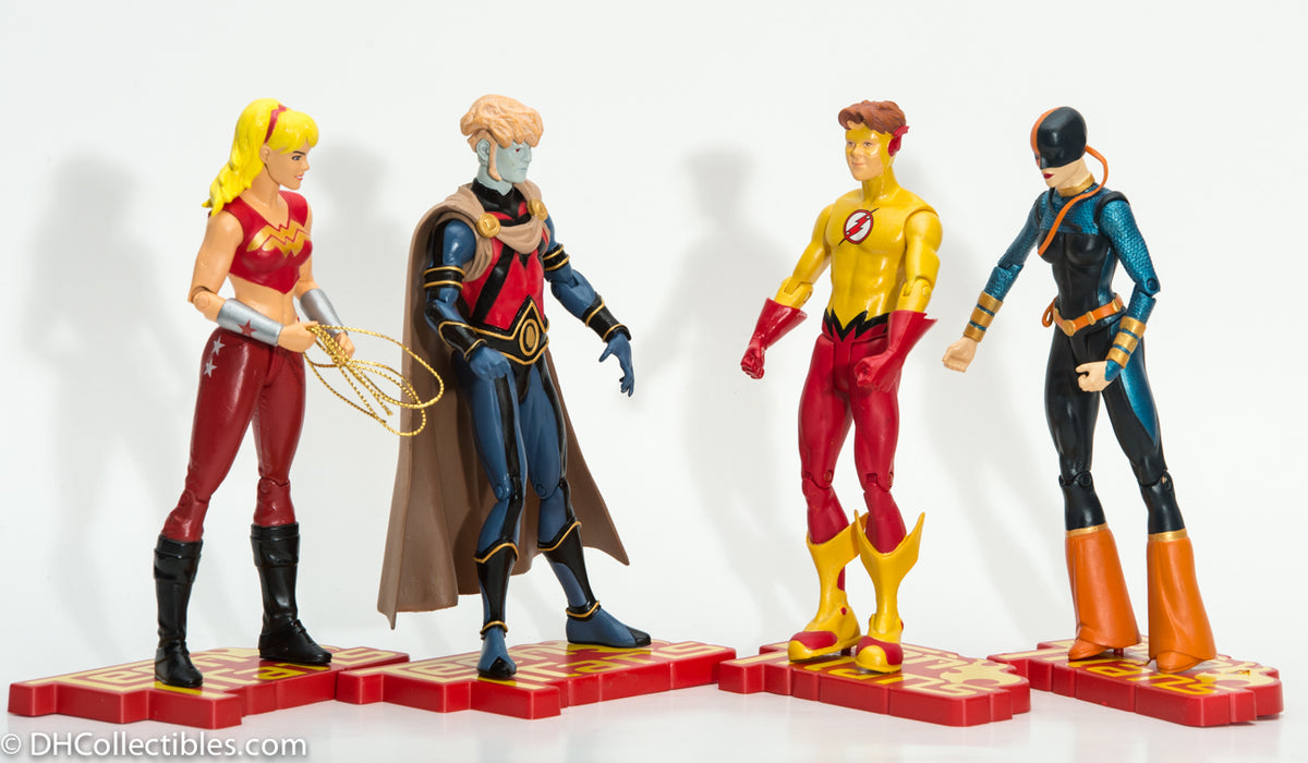2005 DC Direct Contemporary Teen Titans Set of 4 - Loose