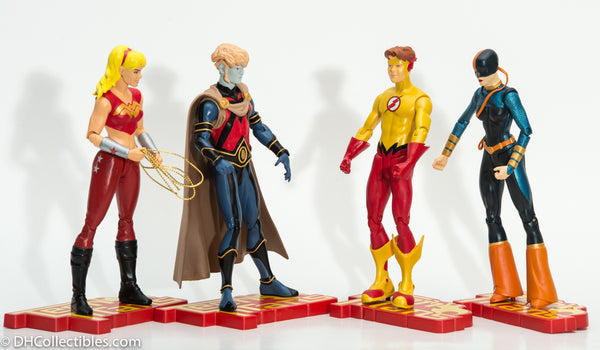 2005 DC Direct Contemporary Teen Titans Set of 4 - Loose