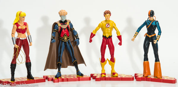 2005 DC Direct Contemporary Teen Titans Set of 4 - Loose