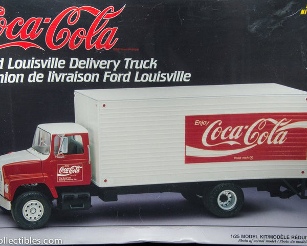 1998 AMT Coca-Cola Ford Louisville Delivery Truck Model Kit 1:25 Scale